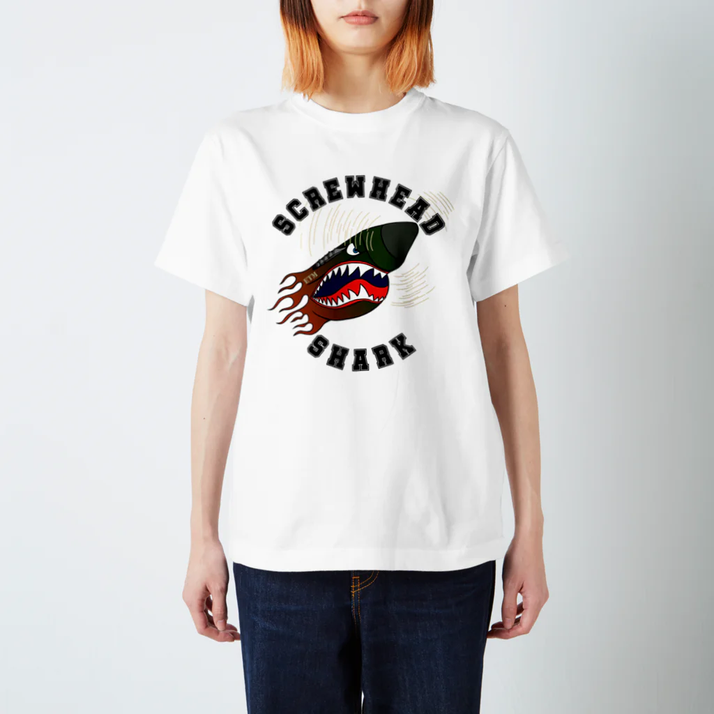 ET・ＭＯＮＫＥＹ🐵の ScrewHeadShark スタンダードTシャツ