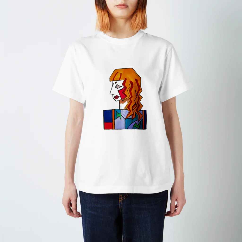 n-eClatちゃんの作品部屋の馬喰町naomi スタンダードTシャツ