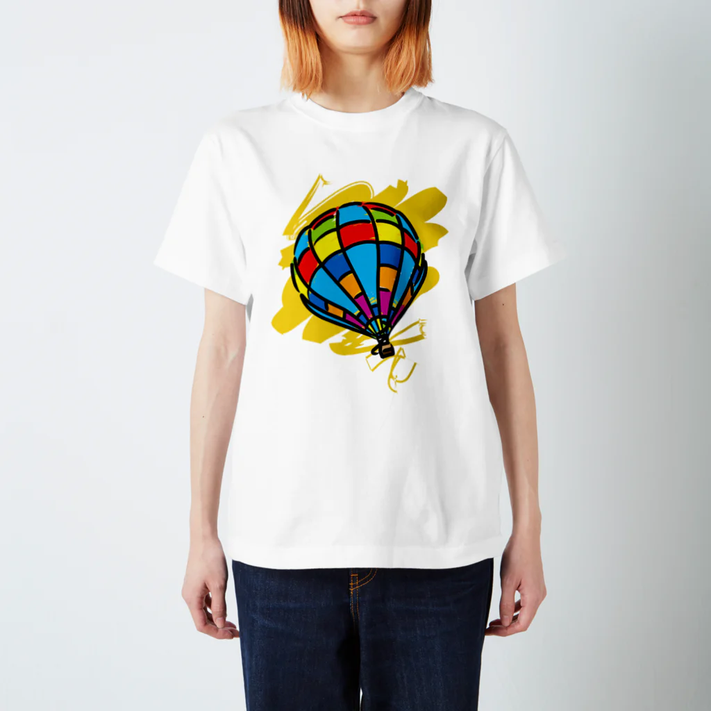 AURA_HYSTERICAのHot_Air_Balloon_Trip スタンダードTシャツ