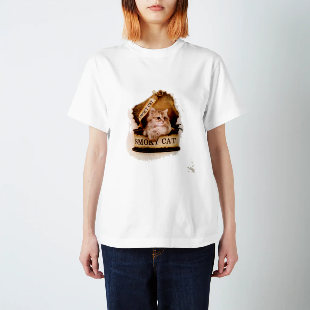 SMOKY CATのSMOKY CAT スタンダードTシャツ