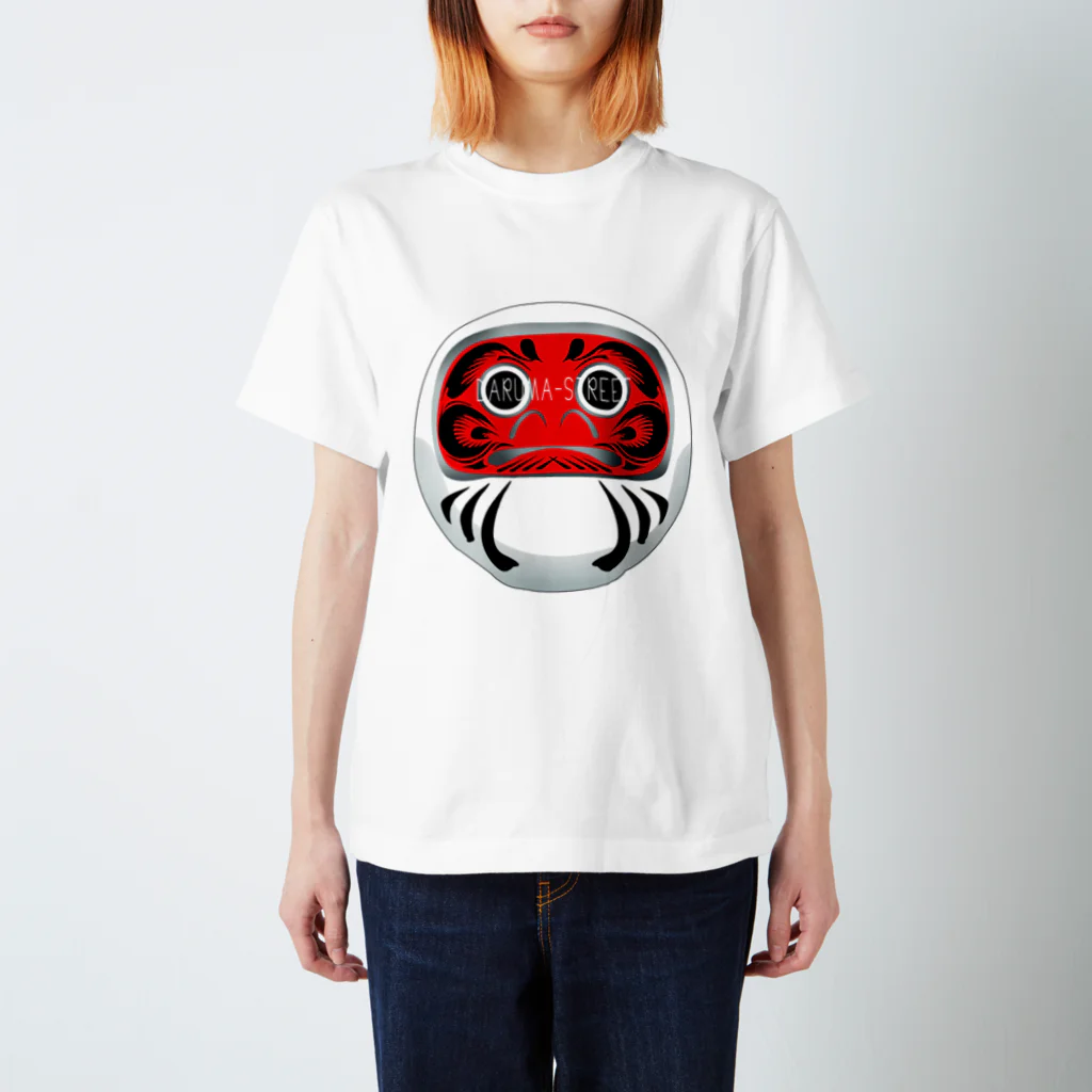 ちゅうらaka本田 蛇ノ目のDARUMA-STREET スタンダードTシャツ