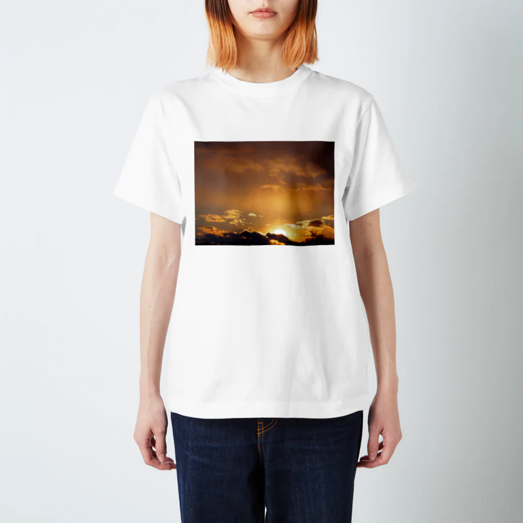 Stand Alone 社(倒産)の夕焼け スタンダードTシャツ