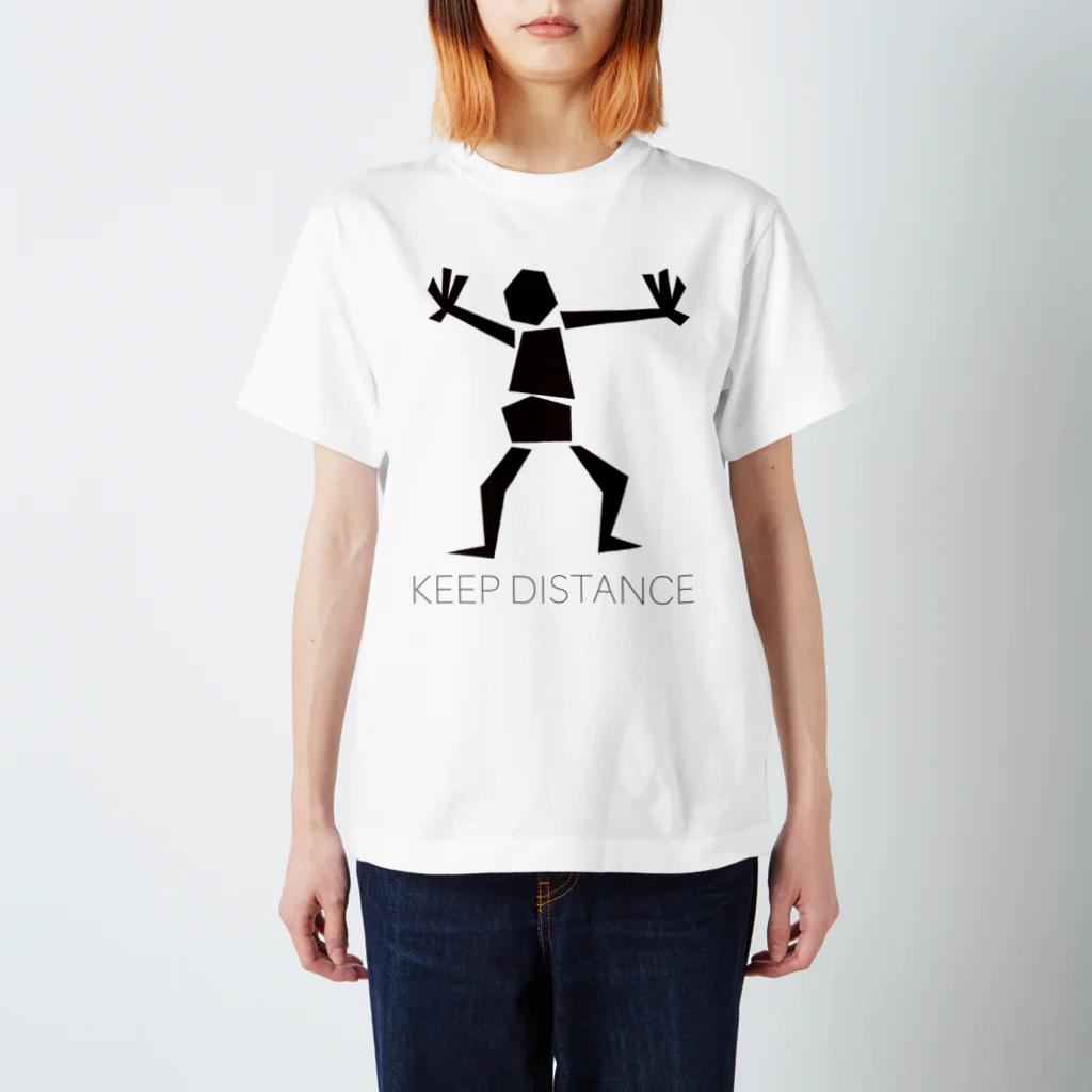 ゴトーアヒルのKEEP DISTANCE Regular Fit T-Shirt