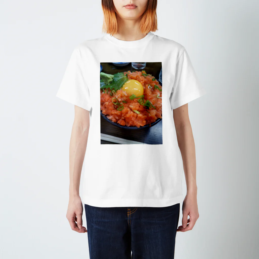 すみ はじのねぎトロ丼 スタンダードTシャツ