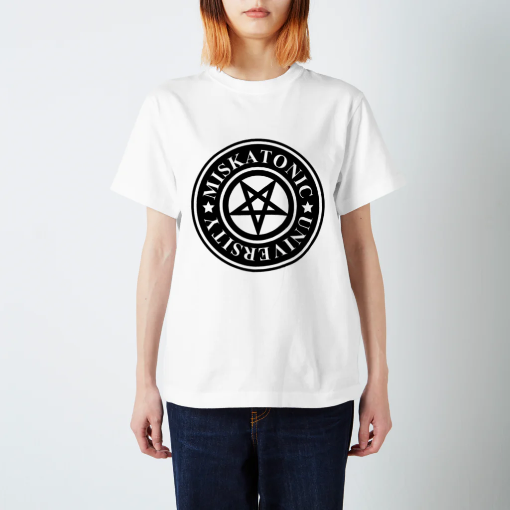 AURA_HYSTERICAのMISKATONIC UNIVERSITY スタンダードTシャツ