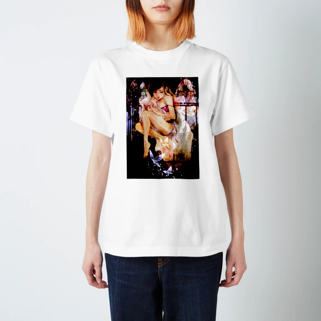 亞醒のNight-gill Regular Fit T-Shirt
