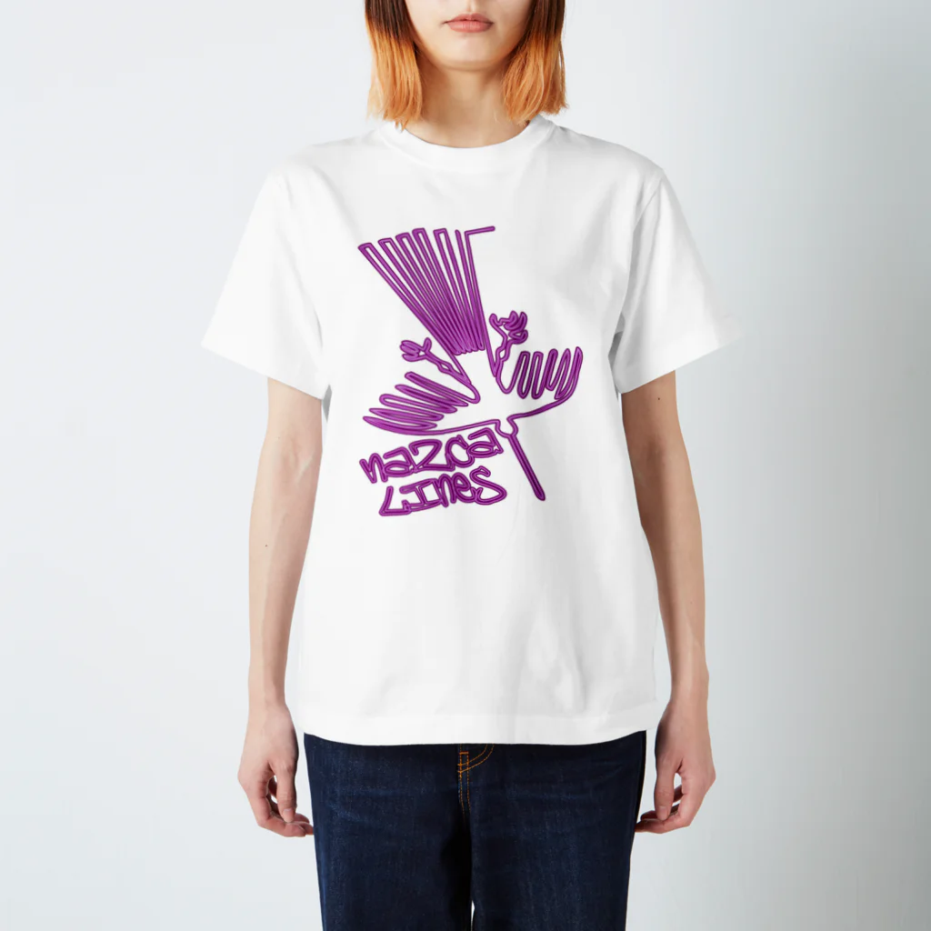 AURA_HYSTERICAのNazca_Lines Regular Fit T-Shirt