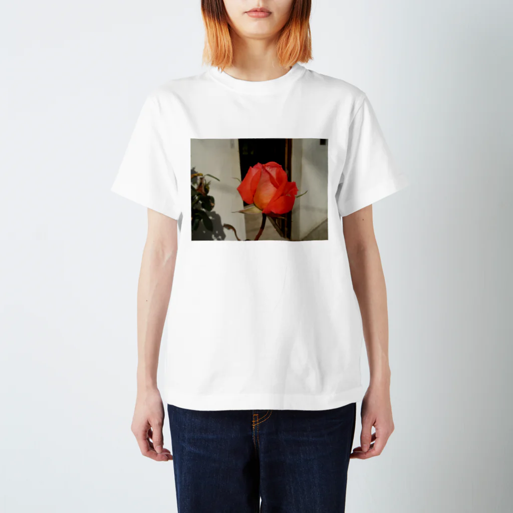 Rendez-vous à Tokyoランデヴーア　トウキョウのRose de bretagne ブルターニュの薔薇 Regular Fit T-Shirt