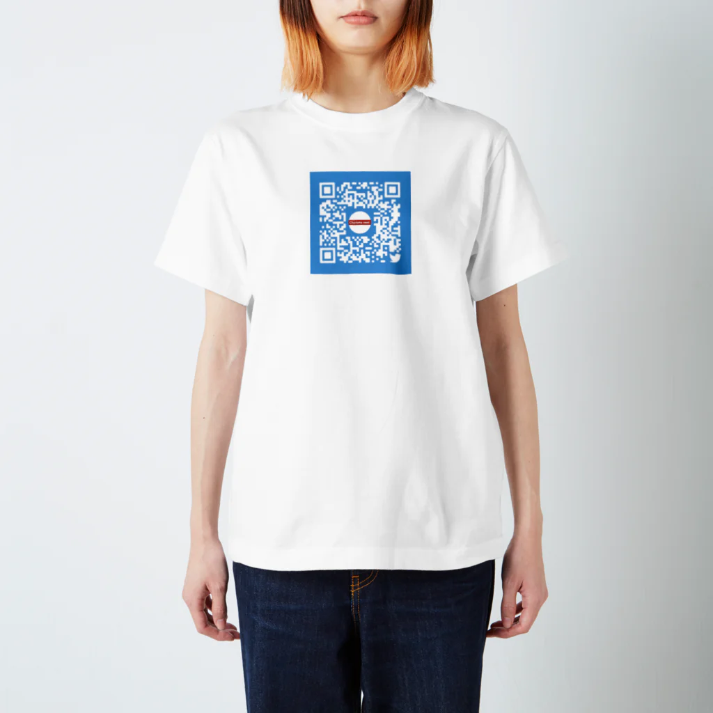 カリスマニートのCharisma neet ツイッターQRコード  スタンダードTシャツ