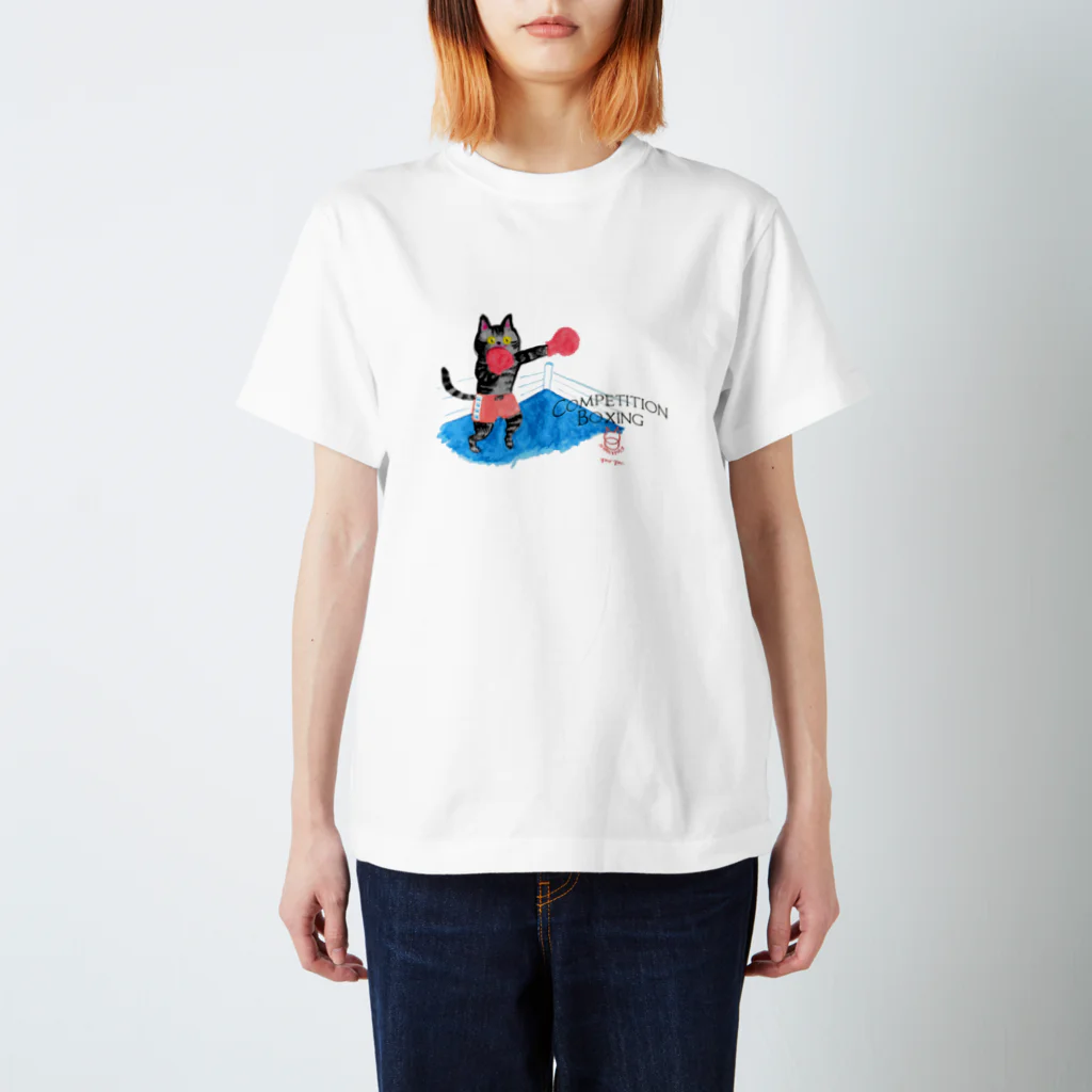 vagのNyalympic:boxing スタンダードTシャツ