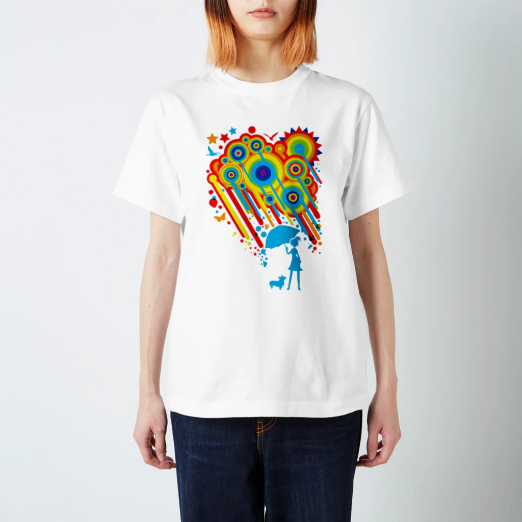 AURA_HYSTERICAのShine Regular Fit T-Shirt