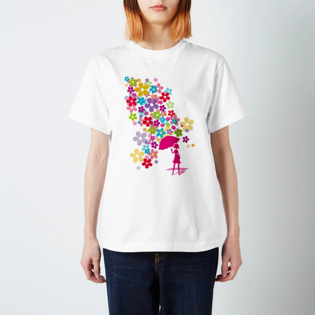 AURA_HYSTERICAのBlossom_Breeze Regular Fit T-Shirt