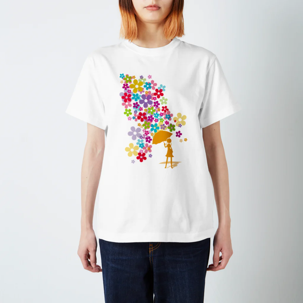 AURA_HYSTERICAのBlossom_Breeze スタンダードTシャツ
