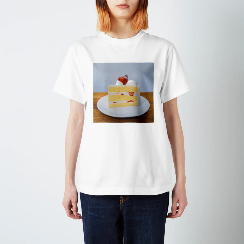 ｻﾝｼｮｸ.のケーキ！ [スクエア] 티셔츠