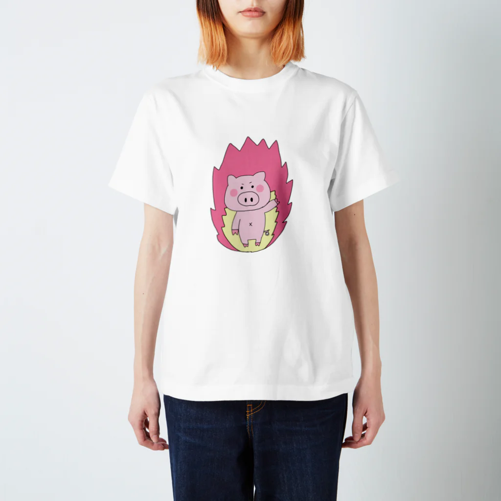 えみのダイエット部屋🐷🔥のダイエット本気シリーズ スタンダードTシャツ