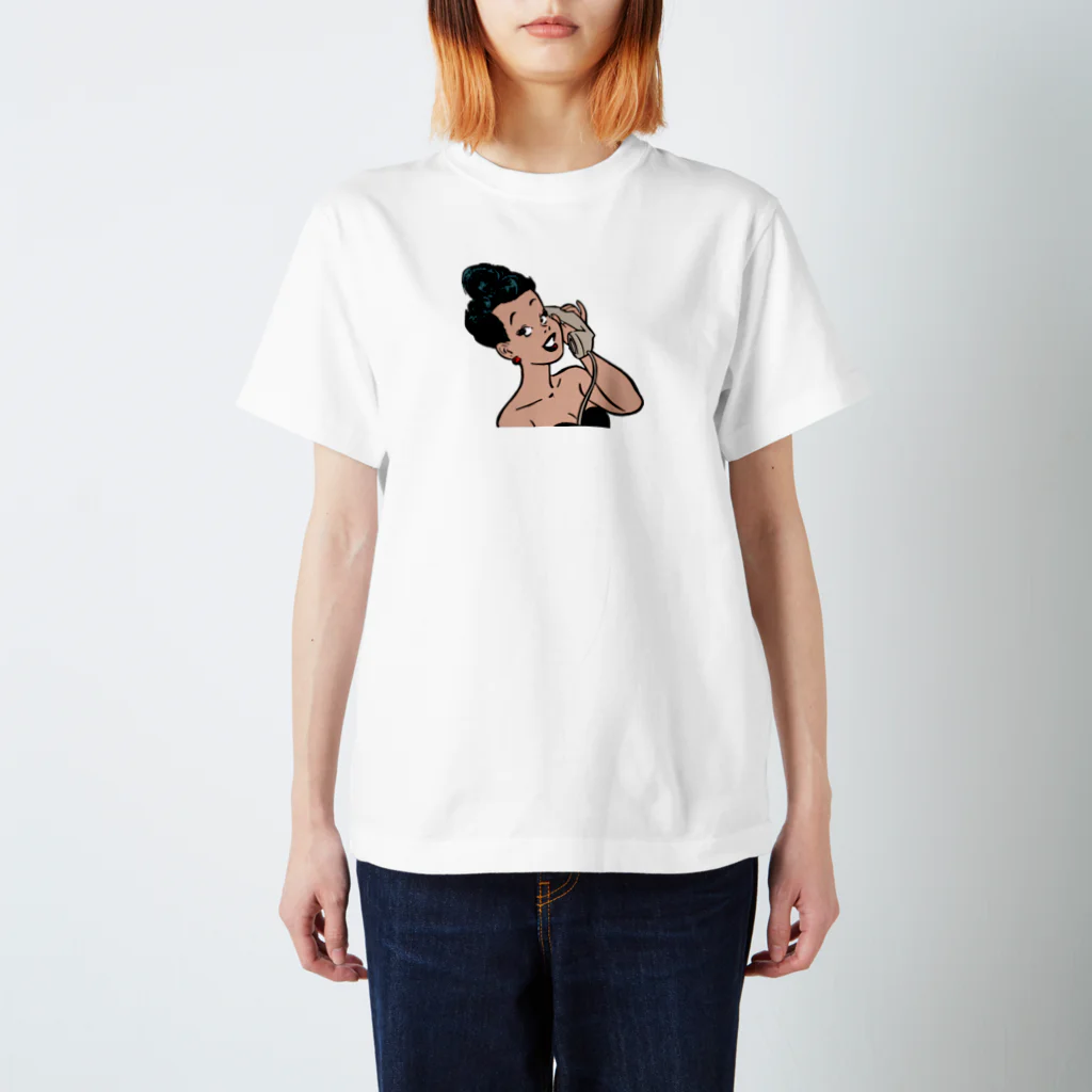 ROWDY&coのTEL girl Regular Fit T-Shirt