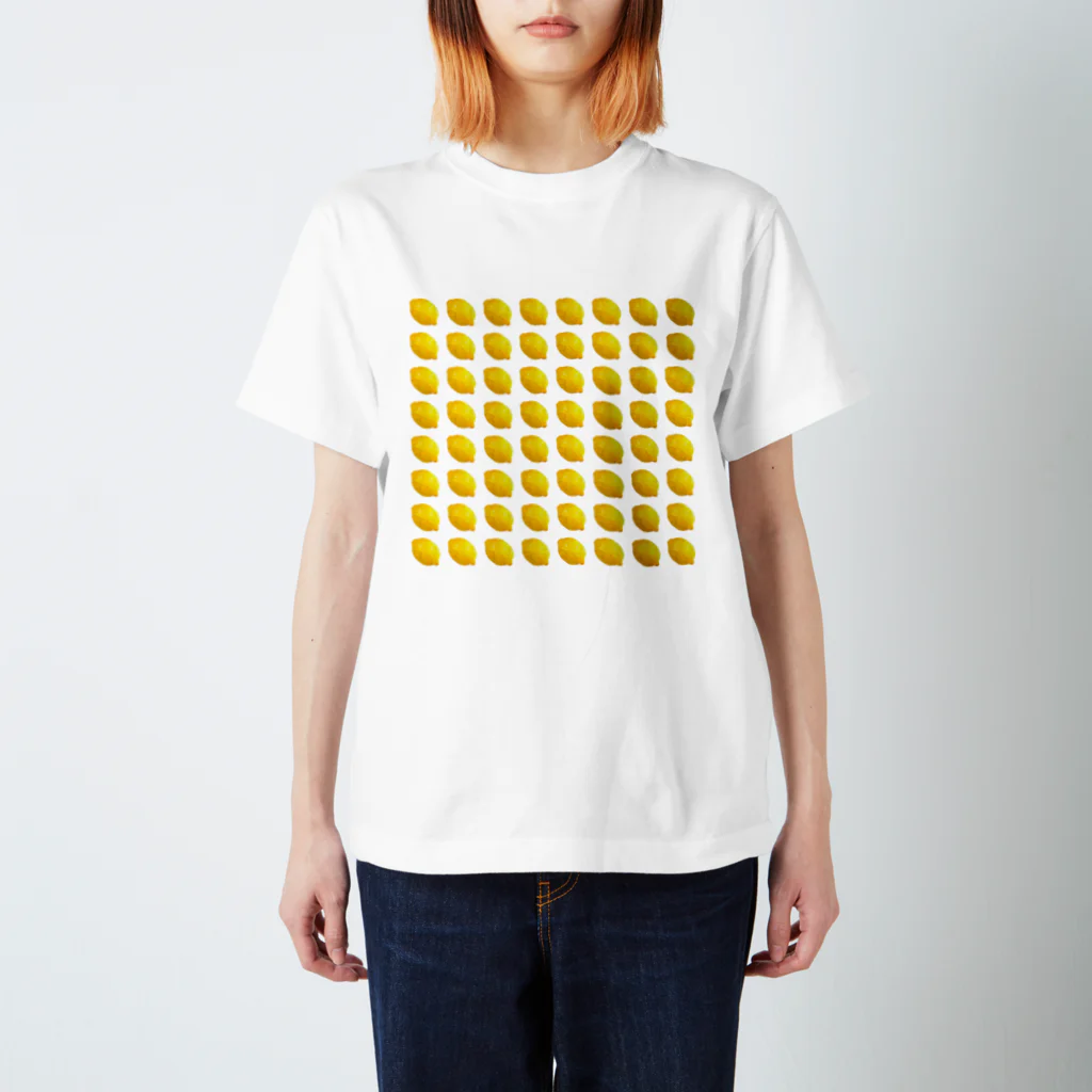 SANKAKU DESIGN STOREのポリゴンなレモン。 小 Regular Fit T-Shirt