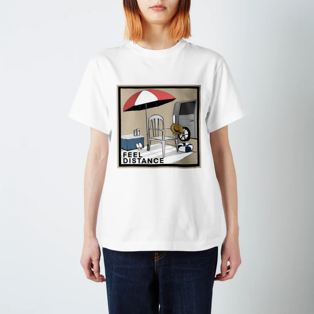 shun nakamuraのFEEL DISTANCE Regular Fit T-Shirt