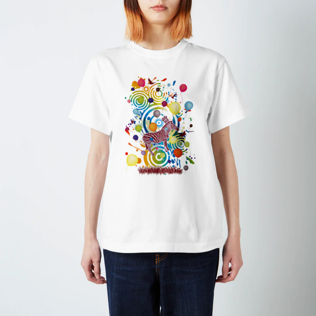 AURA_HYSTERICAのSky_High スタンダードTシャツ