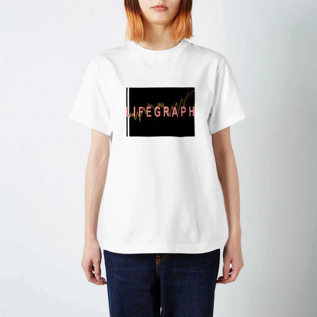 UNIQUE MANIACの山あり谷あり Regular Fit T-Shirt