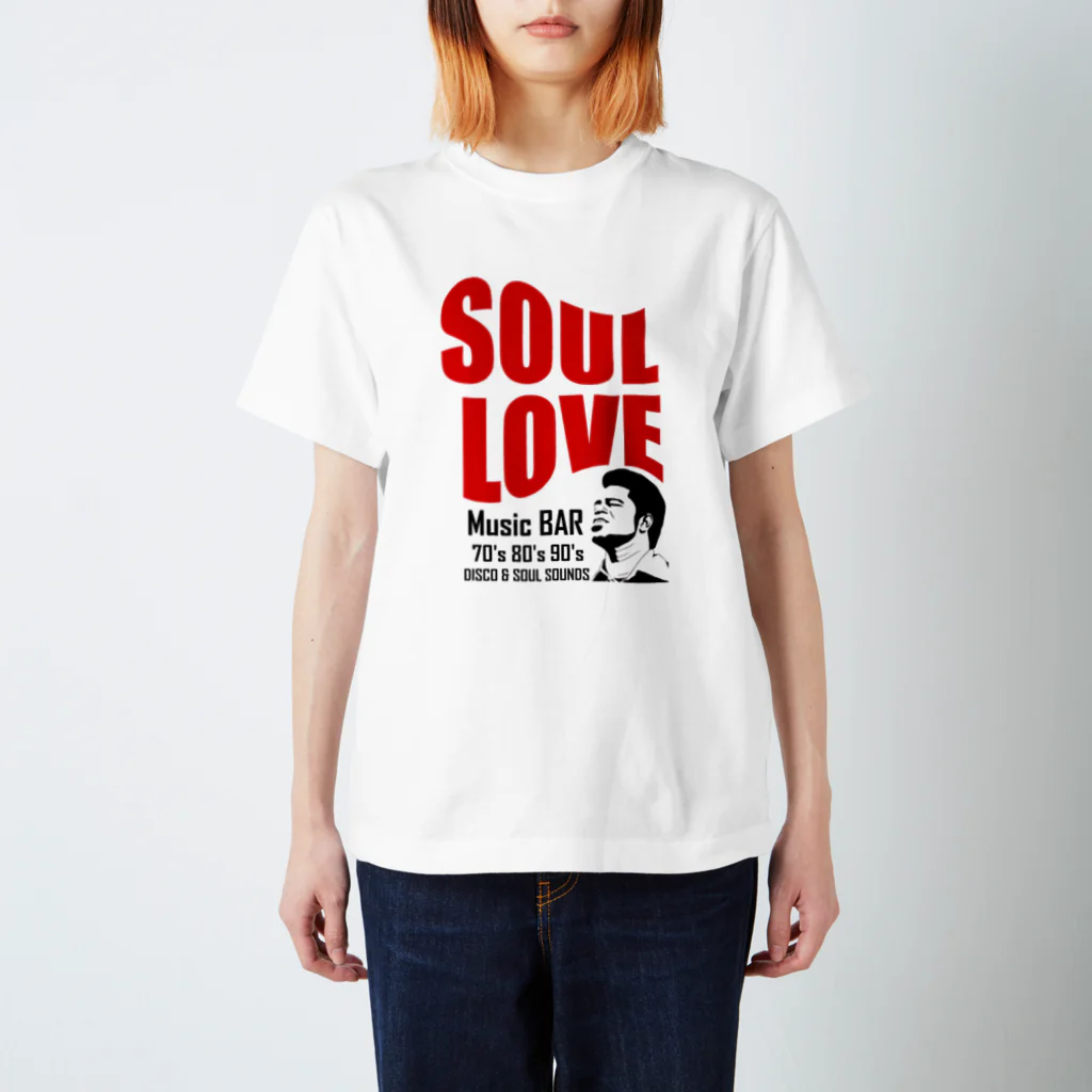 music bar SOUL LOVEのSOUL LOVE LOGO スタンダードTシャツ