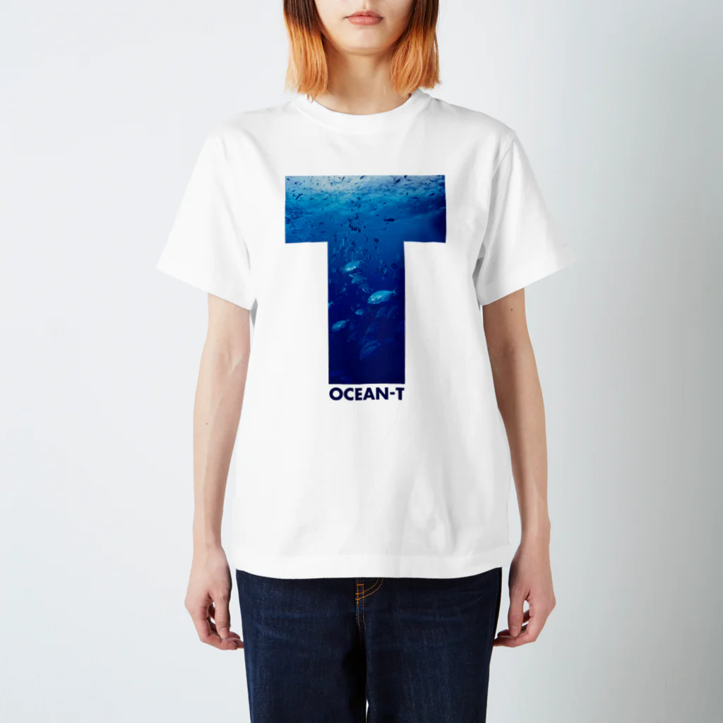 AI作家さむねこの作品集のOCEAN-T Regular Fit T-Shirt