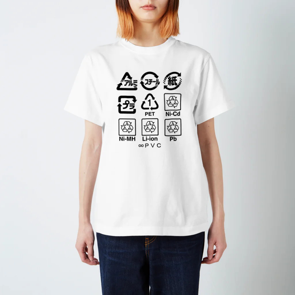 AURA_HYSTERICAのRecycle スタンダードTシャツ