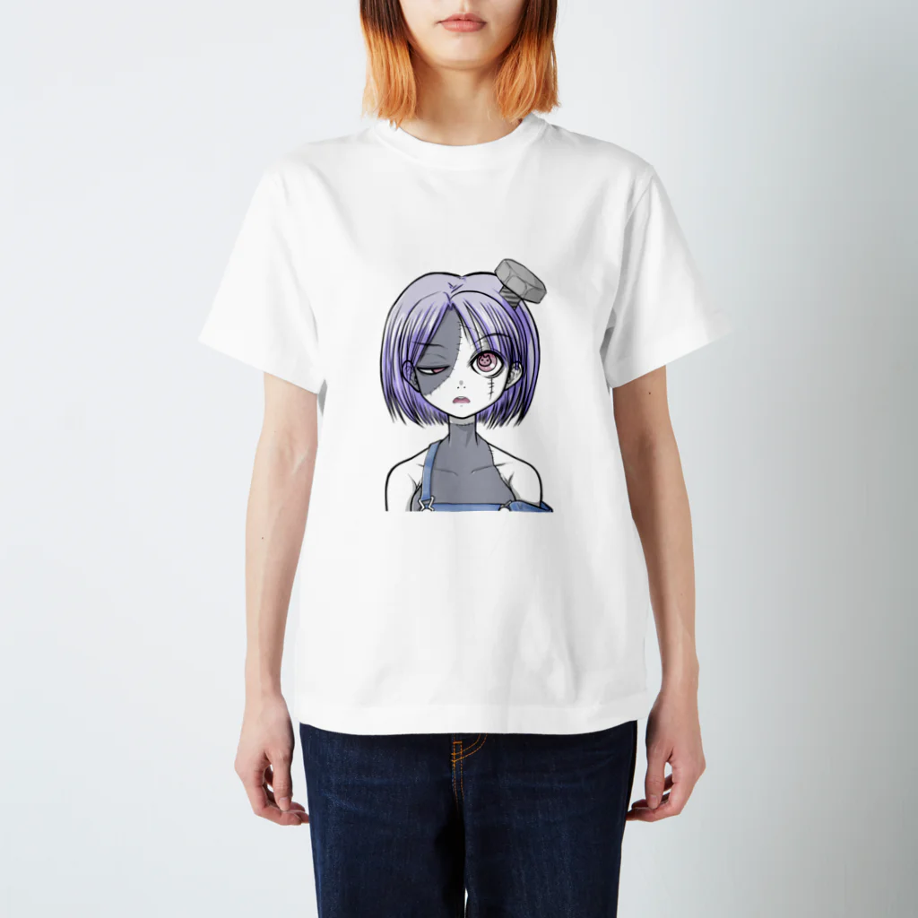 ドリルあたまの腐乱子 カラー スタンダードTシャツ