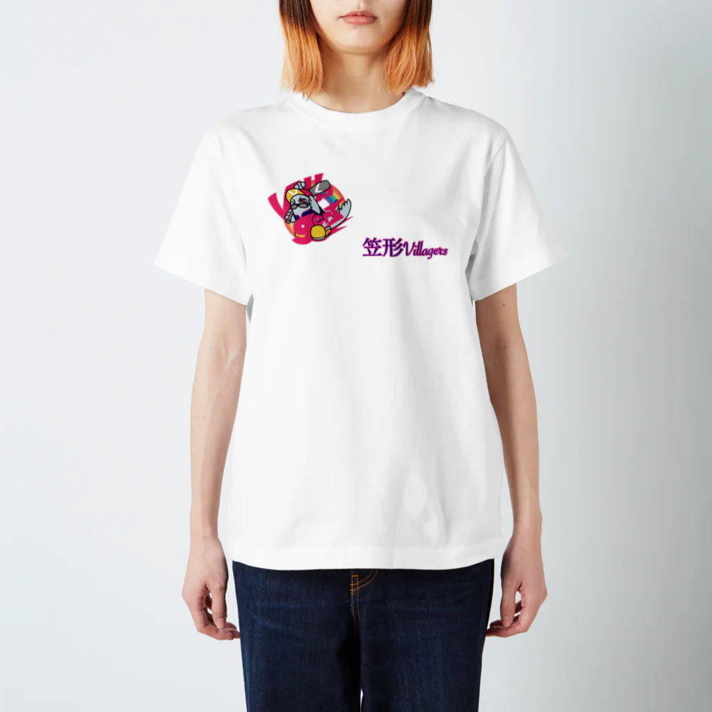 笠形Villagersの笠形Villagers公認グッズ スタンダードTシャツ