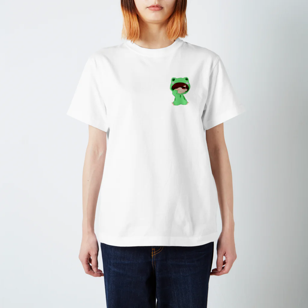 SouSpoonのチビ奏(カエルver) スタンダードTシャツ