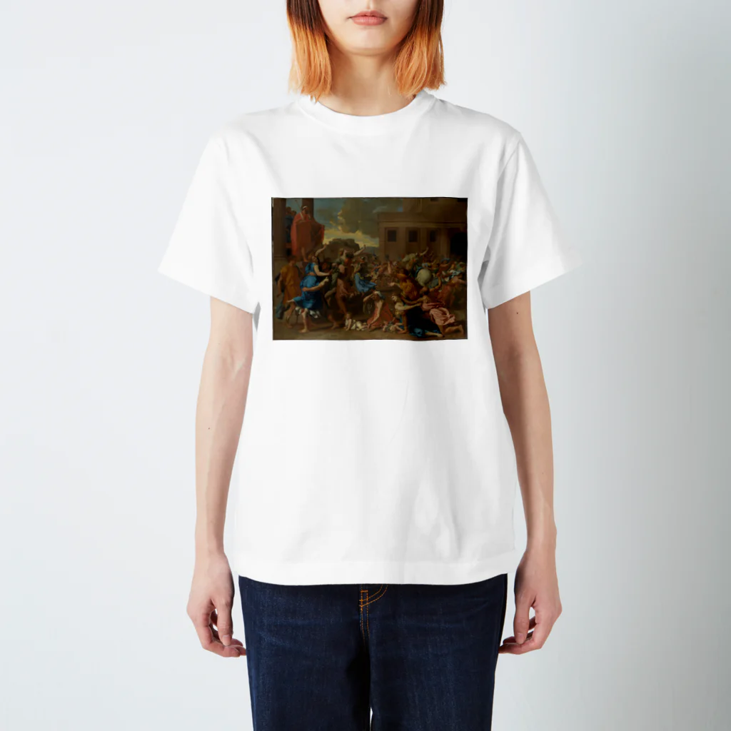 public domainのThe Abduction of the Sabine Women スタンダードTシャツ