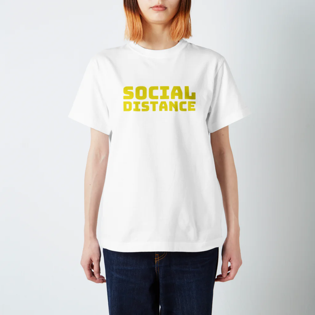 psssonのsocail distance Regular Fit T-Shirt