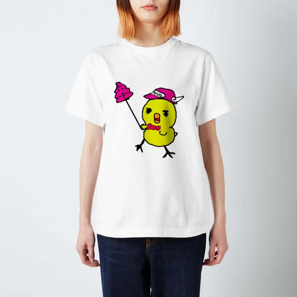 ちびぴよ♡妖怪†アラレおばば†のちびぴよ スタンダードTシャツ