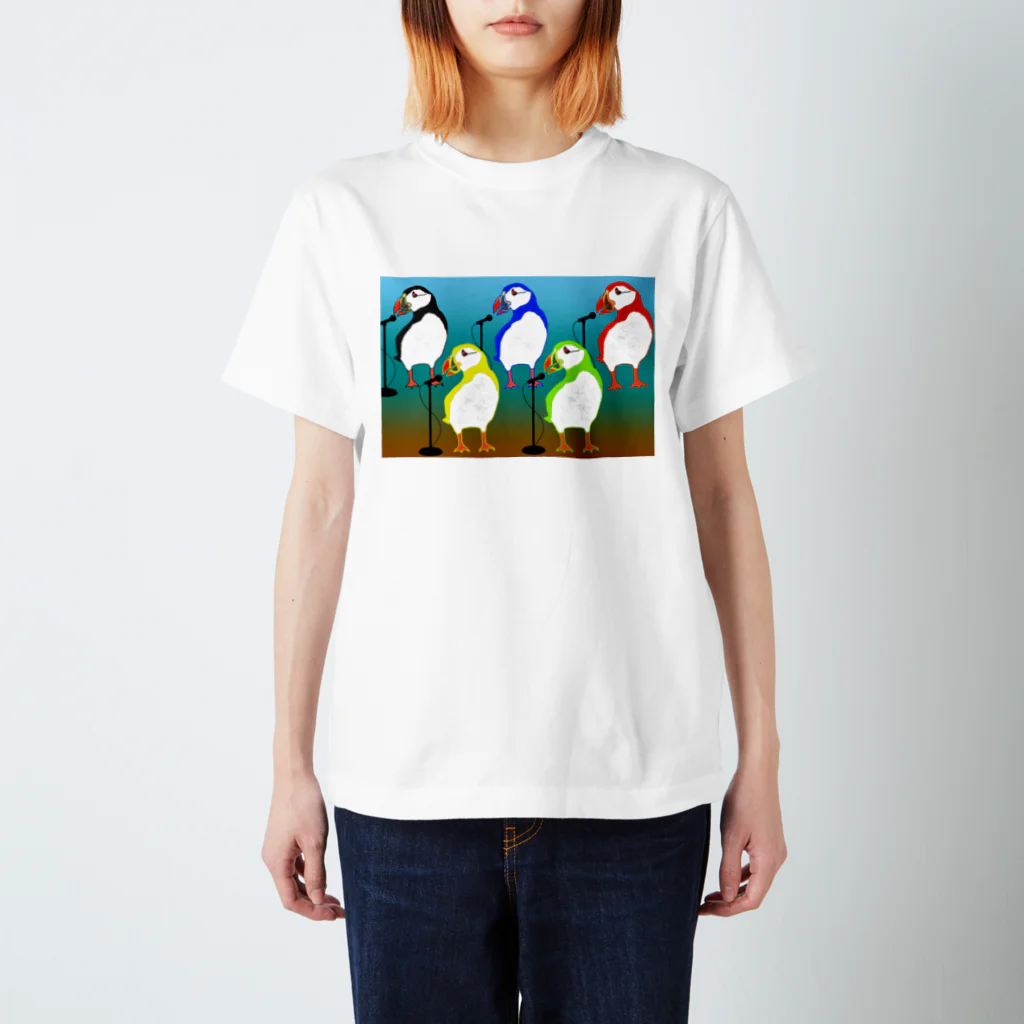 Fumio MatsubayashiのTHE PUFFINS Regular Fit T-Shirt