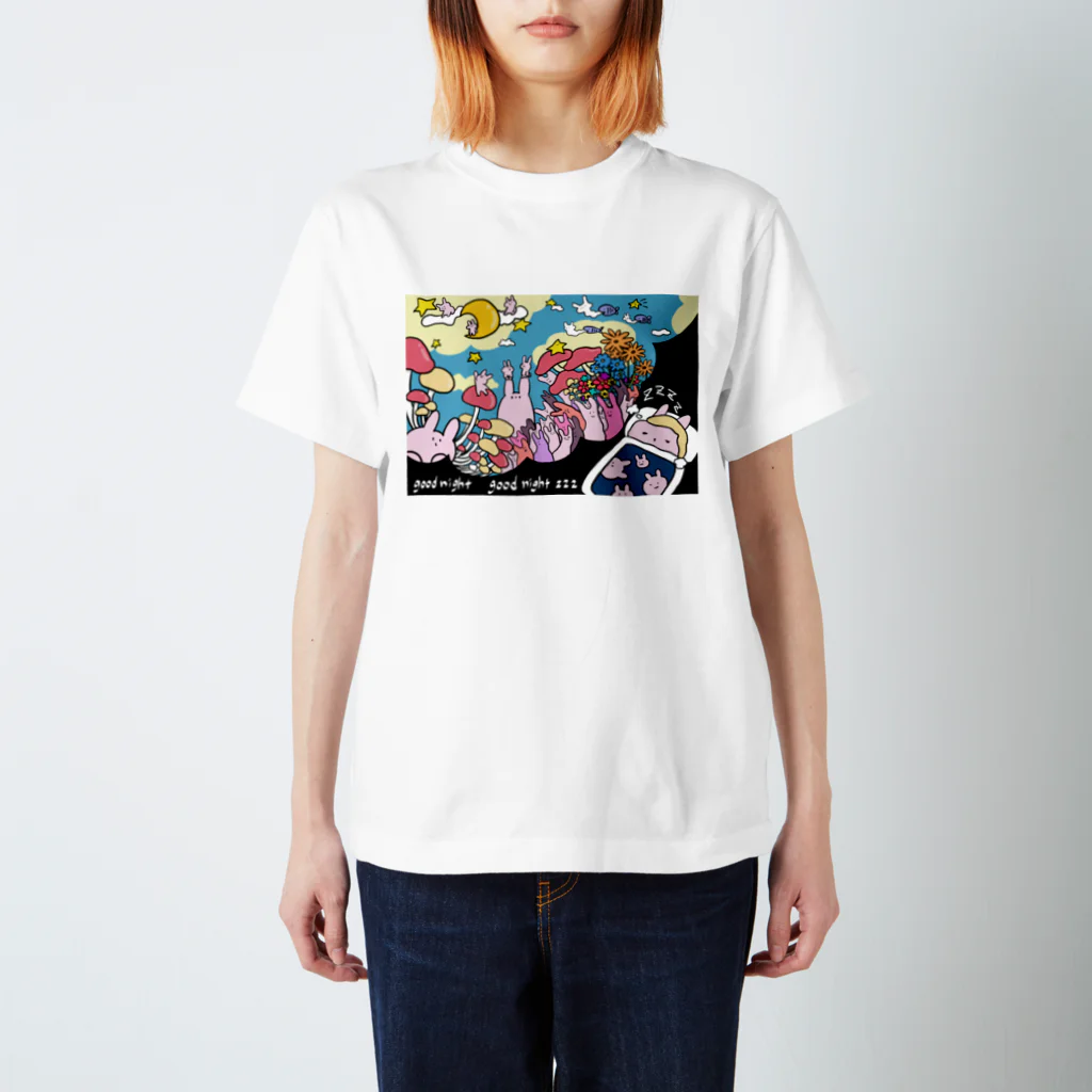 keito0mumuの夢みるうさぎ スタンダードTシャツ