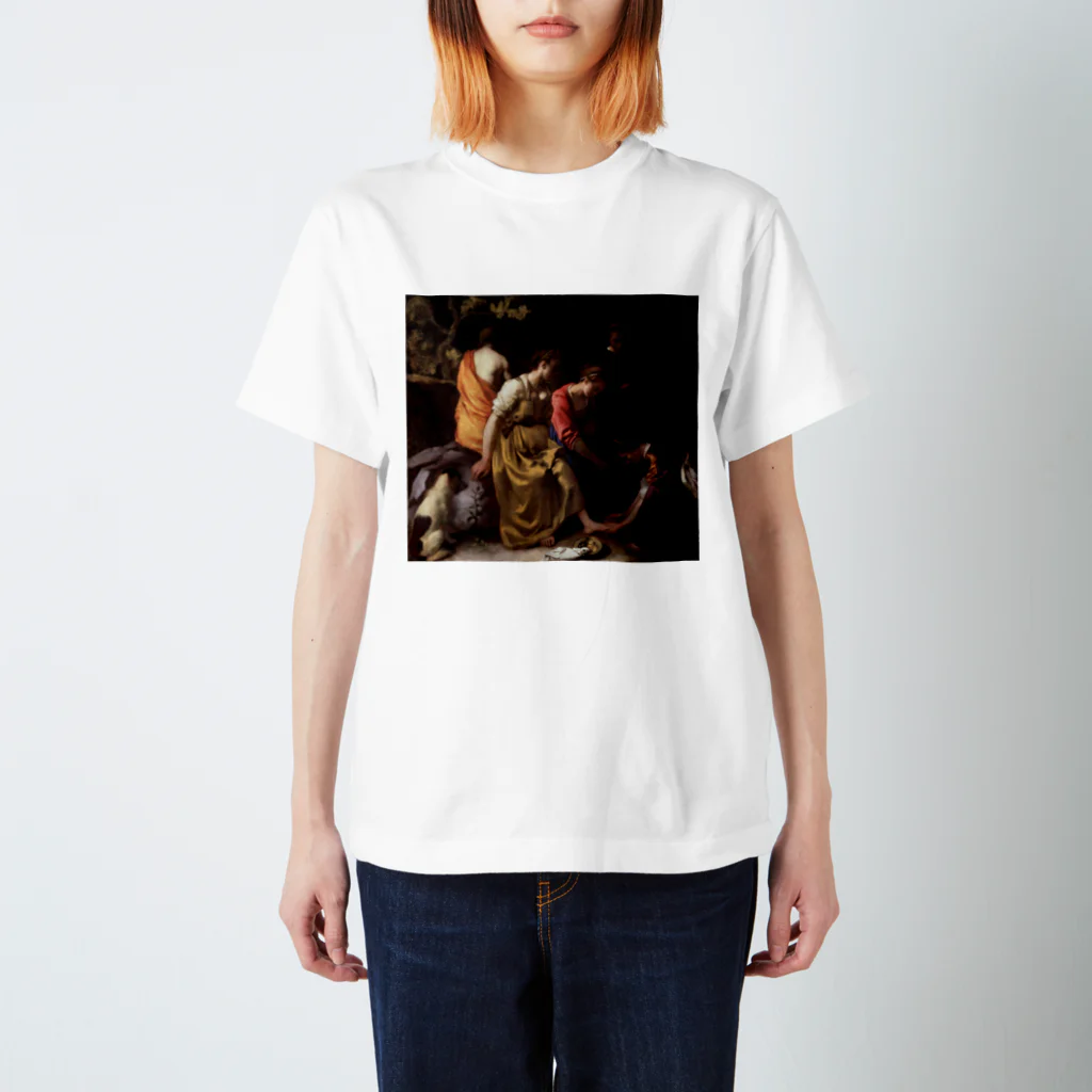 public domainのディアナとニンフたち / ヨハネス・フェルメール Regular Fit T-Shirt