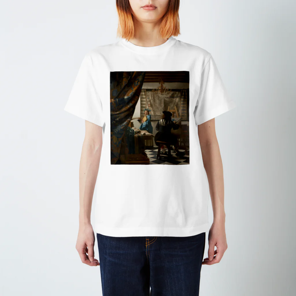 public domainの絵画芸術 / ヨハネス・フェルメール スタンダードTシャツ