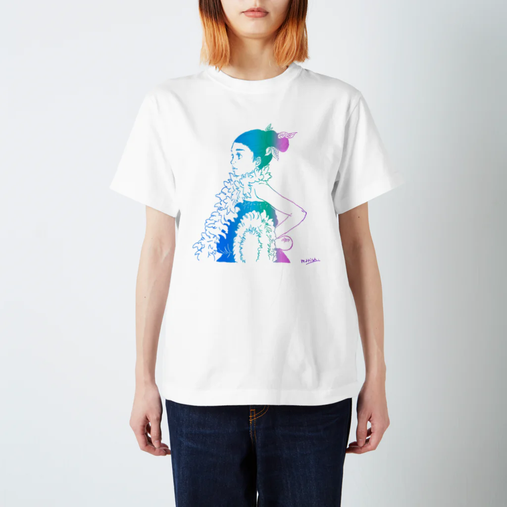 花咲マリサ　オンラインショップのE Hula Mai / グラデーションTシャツ スタンダードTシャツ