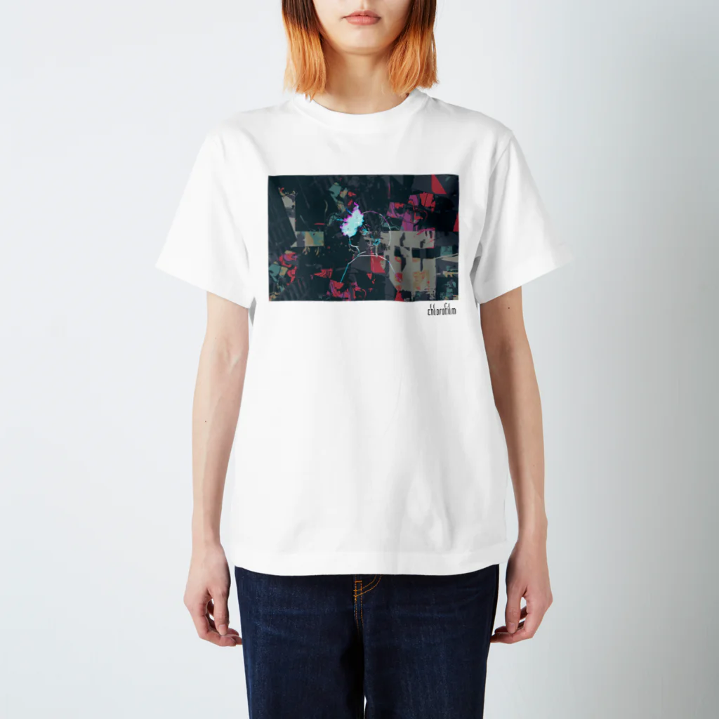 クロロフィルム_officialgoodsのクロロの見返り美人T(ホワイト) Regular Fit T-Shirt