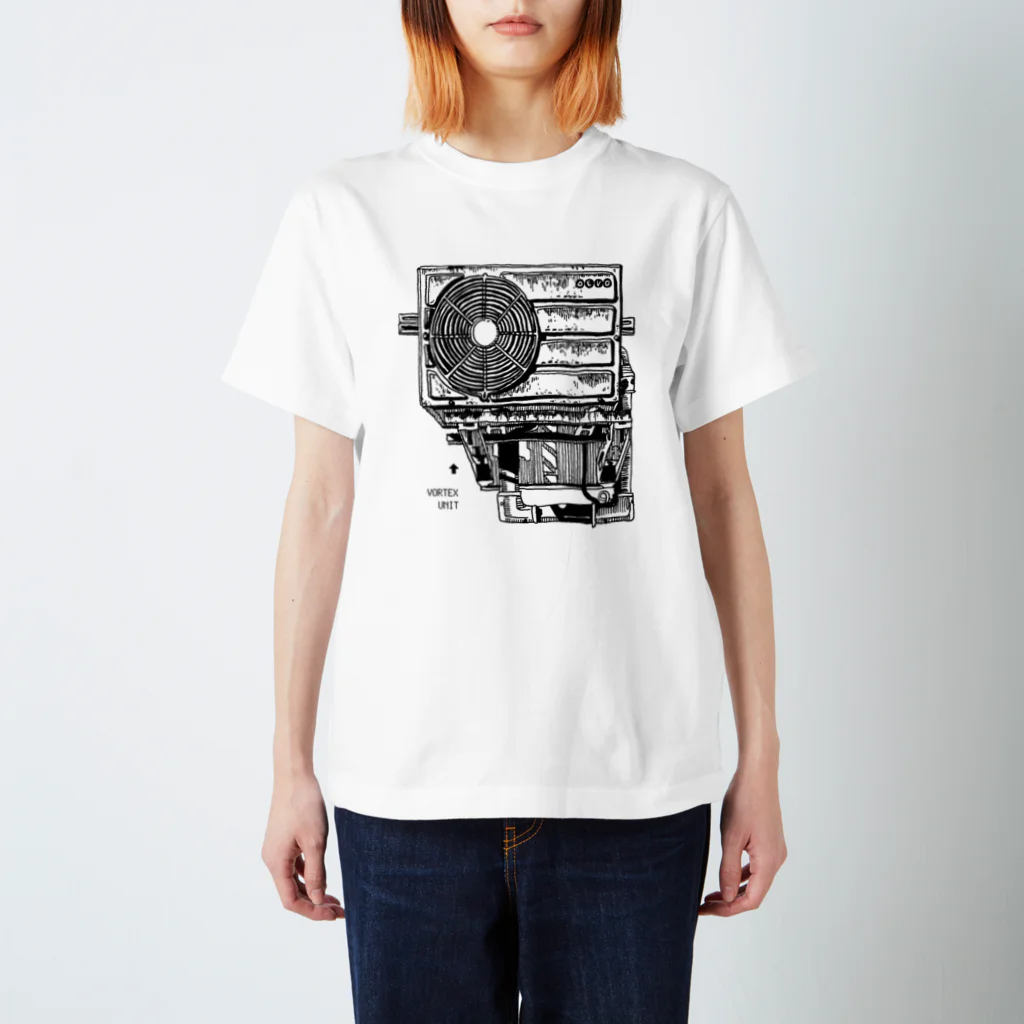 吉田電話 and The DOKKEN THIRSKの室外機のTシャツ スタンダードTシャツ