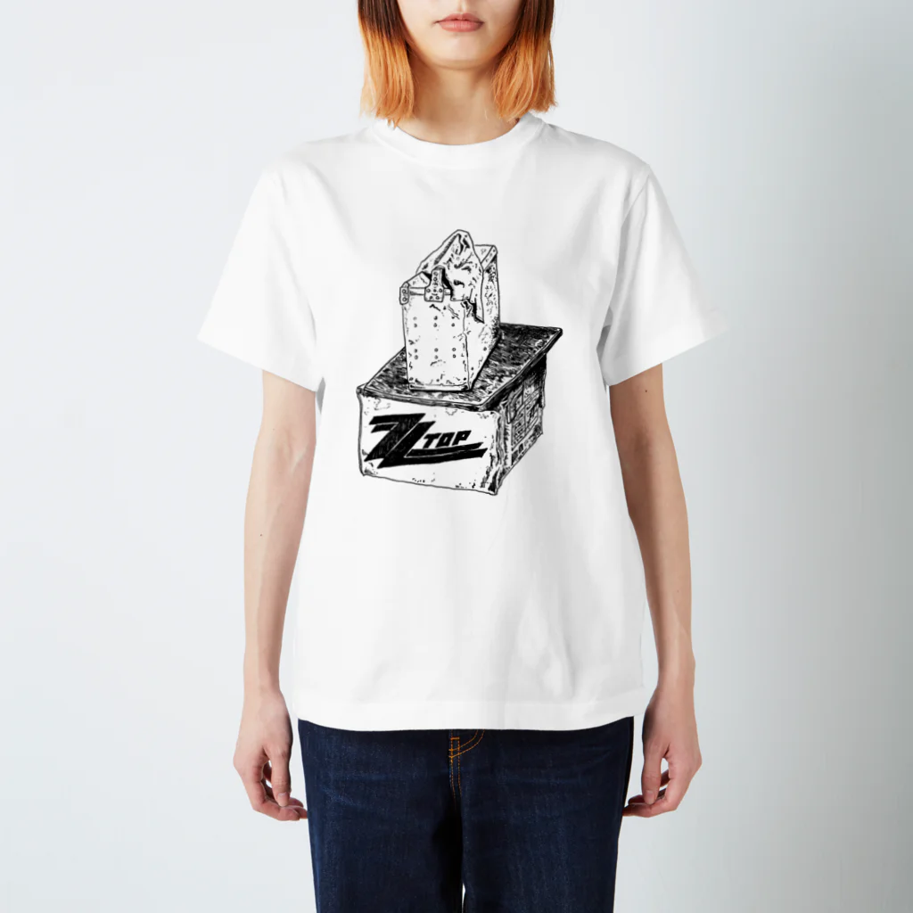 吉田電話 and The DOKKEN THIRSKの岡持ちとダンボールと板のTシャツ Regular Fit T-Shirt