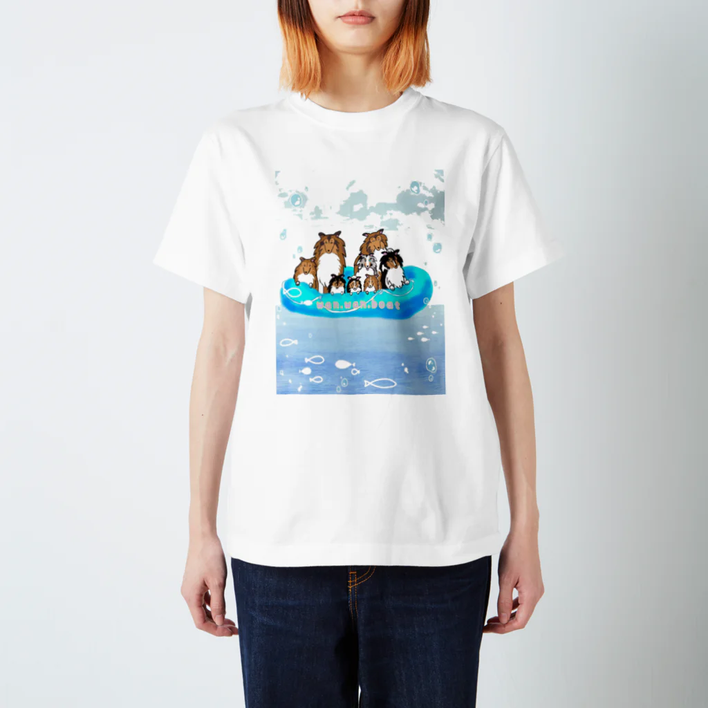 malasmamaのwan.wan.boat Regular Fit T-Shirt