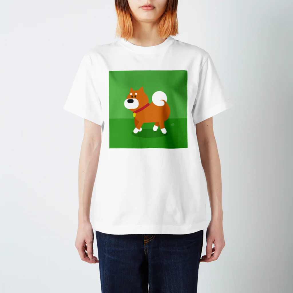 Where to go in japanの柴犬さんぽ スタンダードTシャツ