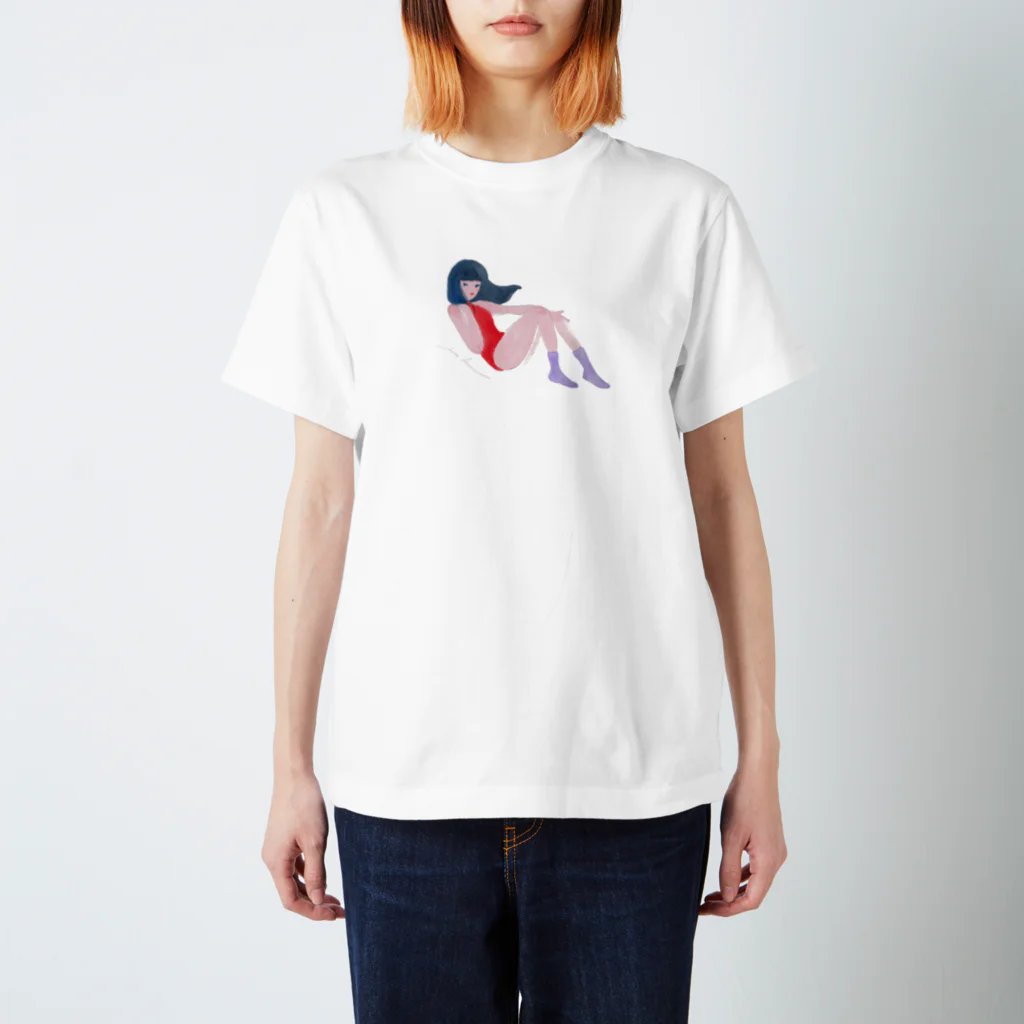 itohidemi.shopのスペースガール Regular Fit T-Shirt