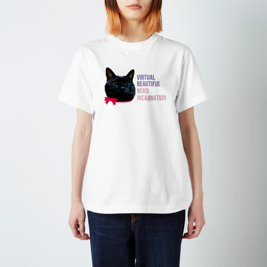 Flutterのバ美猫受肉 スタンダードTシャツ