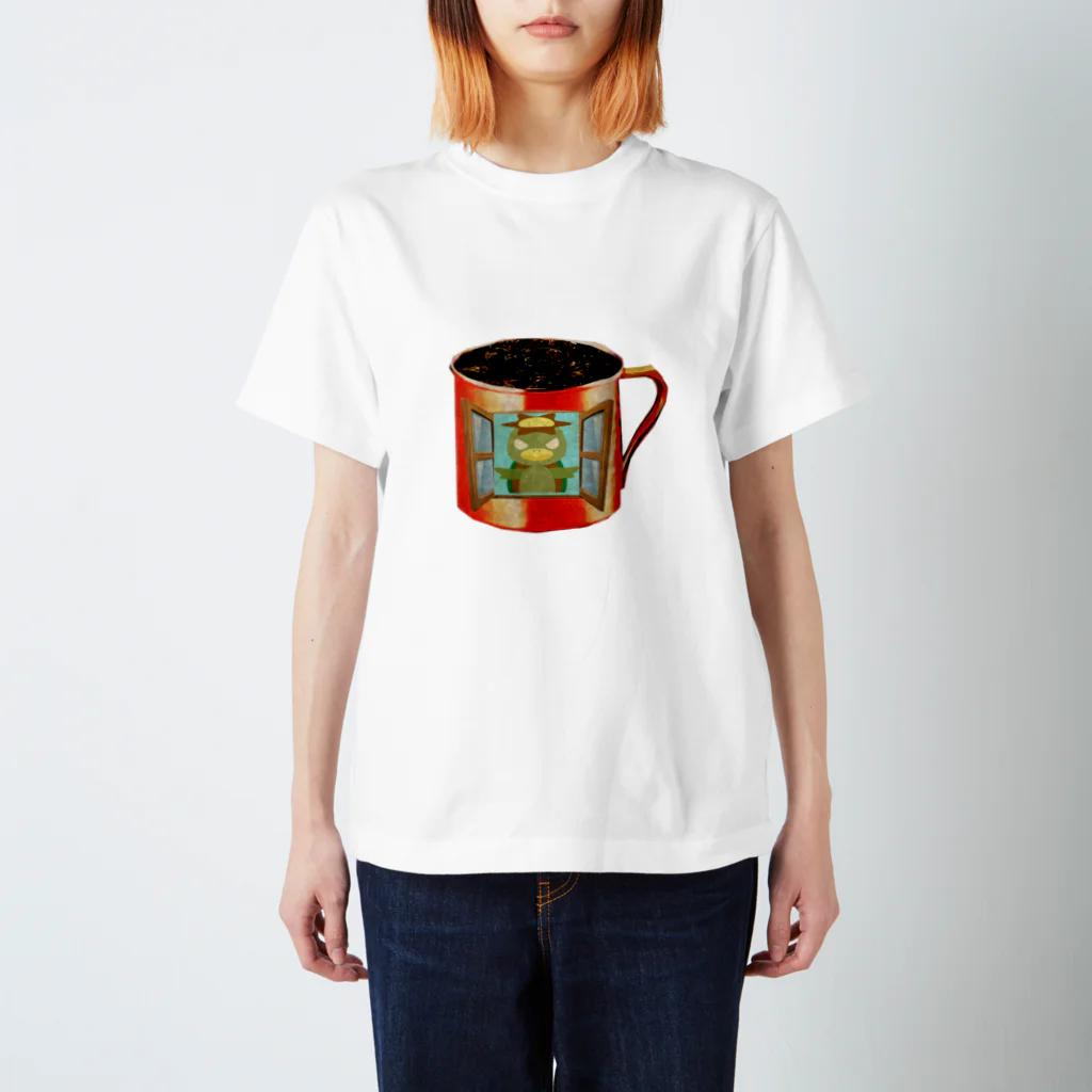 Danke Shoot CoffeeのCopper Cappar スタンダードTシャツ