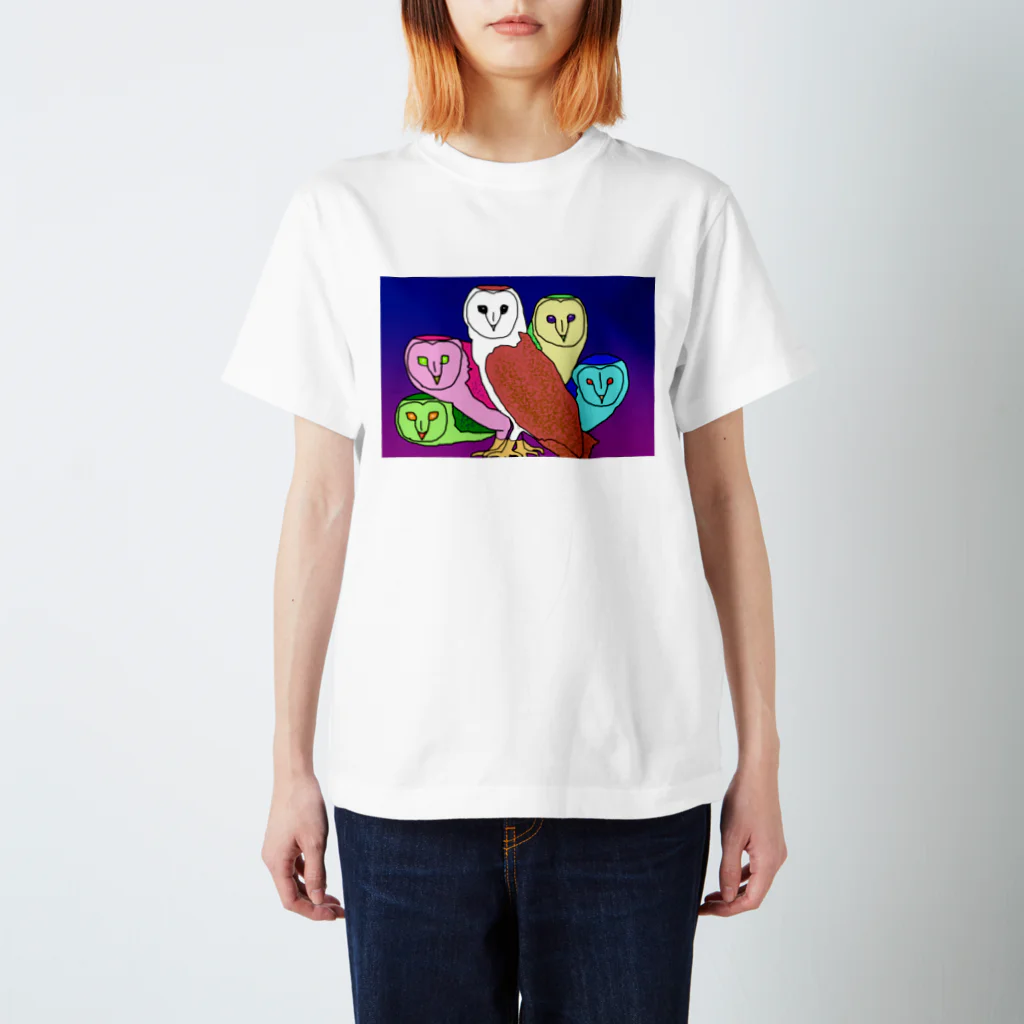 Fumio MatsubayashiのBARNOWLS スタンダードTシャツ