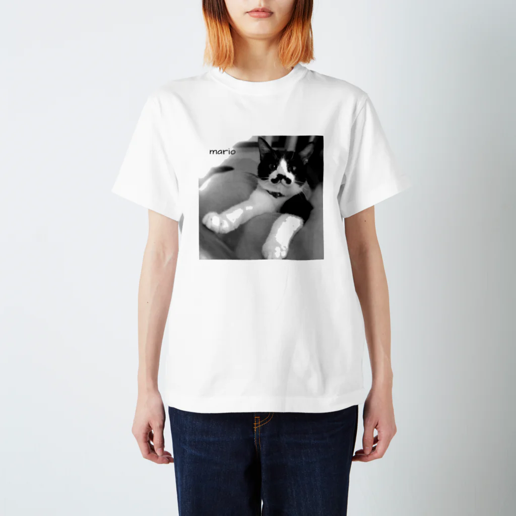 ひげ猫マリオのひげ猫マリオ Regular Fit T-Shirt