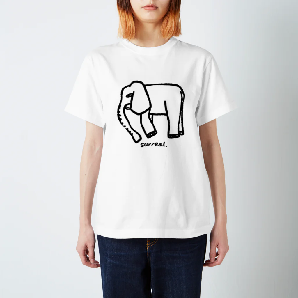 Creative store Mのsurreal_06(BK) スタンダードTシャツ