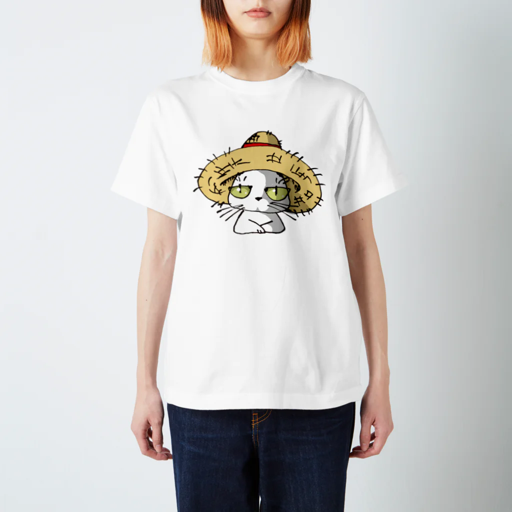 Yoshisyanの麦わらの猫 Regular Fit T-Shirt